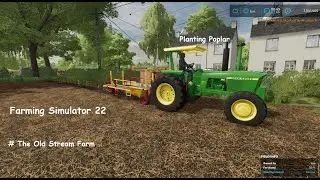 Planting Poplar in Field || FS 22 ||