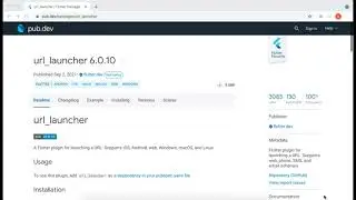 url launcher & Info
