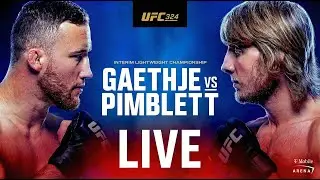UFC 324: Justin Gaethje vs Paddy Pimblett  | LIVE STREAM / Live Coverage