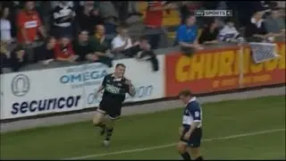 Mark Cueto's 1st and record breaking 76th Premiership try