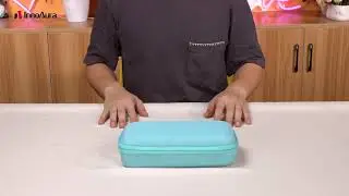 InnoAura Carrying Case for Switch-Blue Color for Gamer Girls and Guys