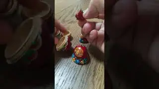 Smallest Matryoshka|Russian Nesting Dolls #shorts