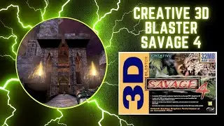 Playing Unreal 800X600 32 BIT With Creative 3D Blaster Savage 4 MeTal API