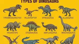 Types of Dinosaurs |Complete Dinosaur Species | Carnivorous,Herbivorous&Flying Dinosaurs Documentary