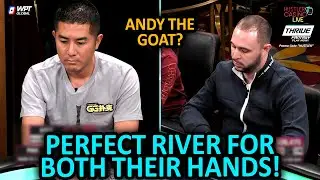 Can Andy Not Lose EVERYTHING After Hitting The MIRACLE River? @HustlerCasinoLive