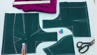 सादा ब्लाउज बनाना सीखे |simple blouse cutting|38