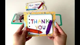 Thank you Gift Card Holder - Spinning Crayon