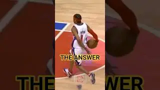 ALLEN IVERSON Pulls Out the Fake Behind-the-Back Pass to McDyess (2008) 😱😳#alleniverson #nba #shorts