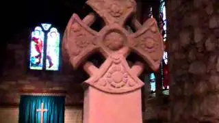 Celtic Cross St Machar's Cathedral Aberdeen Scotland