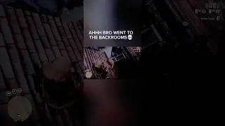 Backrooms ahh moment 💀 #rdr2funny #rdr2funnymoments #funnykills #funnykill #fyp #shorts