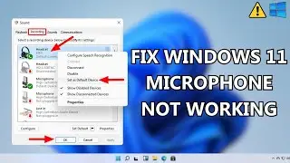 How To Fix Mic Not Working on Windows 11/10/8/7 (Fix Microphone Not Showing Up Issues)
