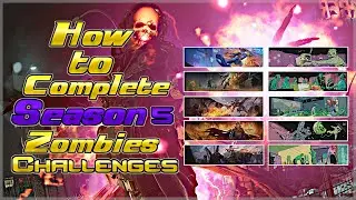 How to Complete Season 5 Zombies Challenges 1-10 (Black Ops: Cold War)