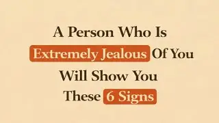 A Person Who Is Extremely Jealous Of You Will Show You These 6 Signs | Psychology Facts