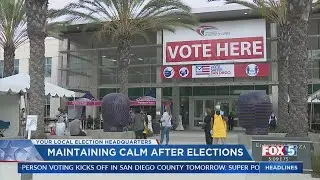 San Diego Law Enforcement Prepares For Election Day