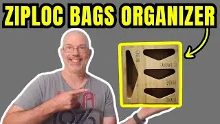 Hanging a organizer for ziploc bags