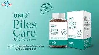 Uni+ Piles Care Granules by Unibiz | A Pure Herbal Product | Useful in Internal & External Piles