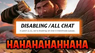 Riots Solution To Toxicity is to Remove All Chat From League of Legends.....