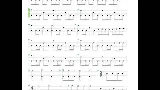Theme for Tuikkala + Antares + Drum only + Drum tab