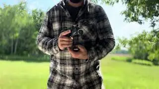 Loading a handgun from empty slide lock.