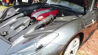 Royalty Free Stock Footage of a Ferrari Engine Non Copyright