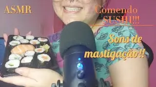 🍣 ASMR Comendo Sushi — Sons Relaxantes e Mastigação Suave| Mukbang Suave 