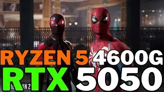 RTX 5050 + Ryzen 5 4600G TESTES em 2026