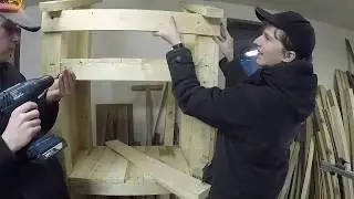 Výroba králíkárny část 2