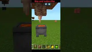 how to make unlimited lava source in Minecraft #minecraft #tutorial