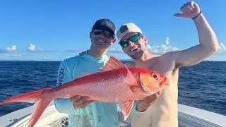 St Thomas USVI 1200ft+ Snapper Fishing!