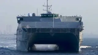 US Navy - USNS Spearhead Joint High-Speed Vessel 1 (JHSV 1) [1080p]