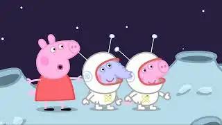 Peppa Pig Flys To The Moon 🐷 🚀 Playtime With Peppa