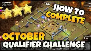 HOW TO 3 STAR OCTOBER QUALIFIERS CHALLENGE EASY 3 STAR #coc @sumit007yt @JudoSloth
