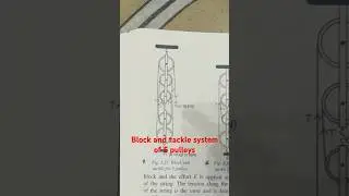 block and tackle system of 5 pulleys