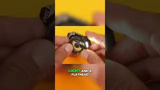 The Ultimate Everyday Carry Tool  Magnetic Clip On with Light and Screwdriver
