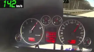 AUDI A6 4.2L V8 C5 40V 0-100 km/h / 100-200 km/h [299PS/400NM] 10hz GPS