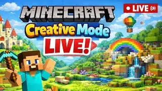 Minecraft Creative Mode LIVE 🧱✨ Let&rsquo;s Build Together!