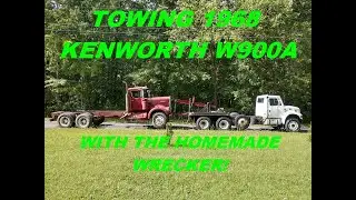 Самодельный эвакуатор Kenworth W900 1968 года выпуска 8v71 с двумя рычагами