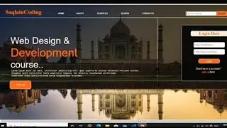How to create a website || by using only html & css || create html css website