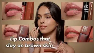 10 must-have LIP PRODUCTS for brown skin | These 5 lip combos are IT👑