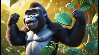 Los Gorilas Corpulentos Hacen &iexcl;Pum, Pum | Canci&oacute;n Infantil | Spanish Nursery Rhyme | Kids Songs