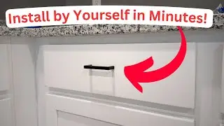 Install Pull Handles in DR Horton Home | Easy DIY Drawer Hardware Upgrade | How To 