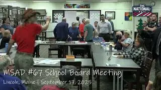 MSAD #67 School Board Member Tells Man 