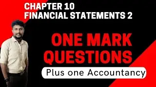 PLUS ONE ACCOUNTANCY  /CHAPTER 10 MCQ / PLUS LEARN