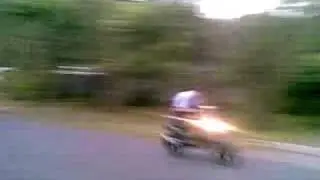 real men ride scooters