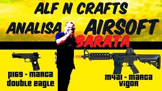 ALF'N'CRAFTS Analisa Airsofts Baratas do Mercado Livre #airsoft #mercadolivre