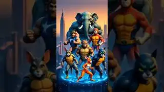 SuperHeroes of the Jungle #ai #3d #animals #kids #story #ytshorts #viralvideos #yt #trending #foryou