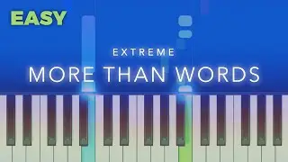 Extreme - More Than Words - EASY Piano TUTORIAL by Piano Fun Play