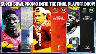 SUPER BOWL PROMO REVEALS AND INFO! PLAYOFF MASTER ADRIAN WILSON, STEVE SMITH, AND MORE! | MADDEN 21