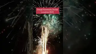 Diwali Firework In Dubai 2025 #diwali #dubai #ytshort #dubaifireworks #diwaliindubai