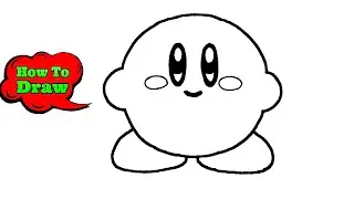 Learn How to Draw Kirby Step by Step | Kirby Drawing Tutorial for Beginners
